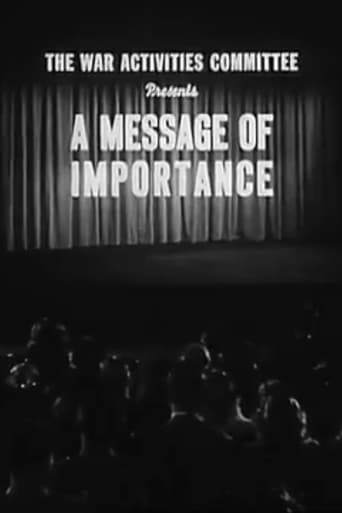 A Message of Importance (1944)