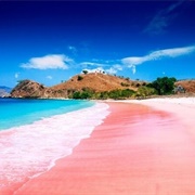 Visit a Pink Sand Beach