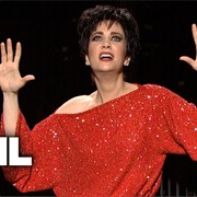 Liza Minnelli Tries to Turn off a Lamp