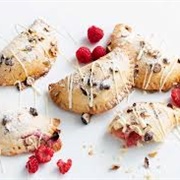 Pear and Raspberry Cheesecake Turnovers