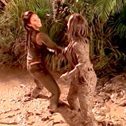 Sydney Fox vs. Turley [Relic Hunter - S1E07 - &quot;Transformations&quot;]