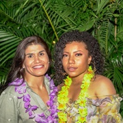 Shalita Grant and Jessica Aguilar