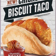 Chicken Biscuit Taco