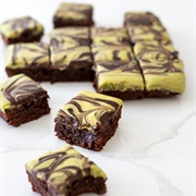 Chocolate Matcha Fudge