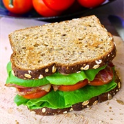 BLT on Whole Wheat