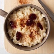 Raisin Rice Pudding