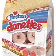 Hostess Donettes Strawberry Cheesecake Mini Donuts