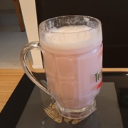 Strawberry Nesquik With Vanilla Ice Cream