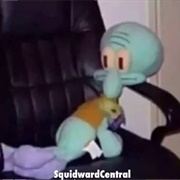 Squidward on a Chair