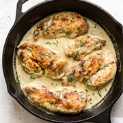 Chicken in Wine Sauce