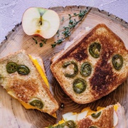 Plain Turkey on Jalapeno Cheese Bread Sandwich