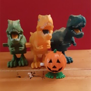 T-Rex and Pumpkinhead