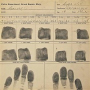 Fingerprinting Is Officially Adopted for the First Time 1892