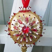 Sequin Christmas Ornaments