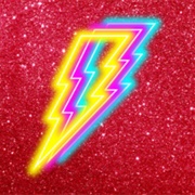 Neon Lightning Bolt