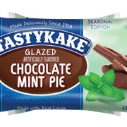 Tastykake Chocolate Mint Glazed Pie