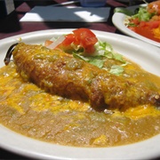 Chili Relleno W/ Green Chili Sauce