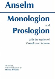 Monologion and Proslogion (St Anselm of Canterbury)