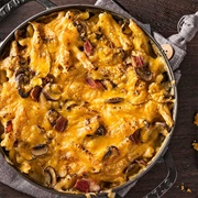 Mushroom Bacon Macaroni Cheese