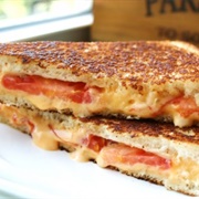 Grilled Cheese W/ Sliced Tomato