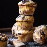 Cheesecake Stuffed Chocolate Chunk Banana Bread Muffins