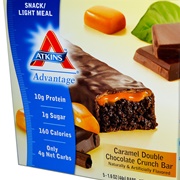 Atkins Caramel Double Chocolate Crunch Bar