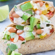 Avocado Cream Burrito