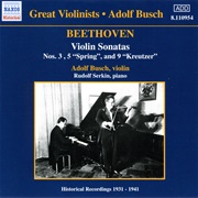 Beethoven: Violin Sonatas 3,5, and 9 (Busch/Serkin)