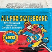 Donruss All Pro Skateboard Bubble Gum Cards