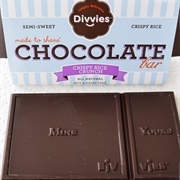 Divvies Crispy Rice Crunch Chocolate Bar