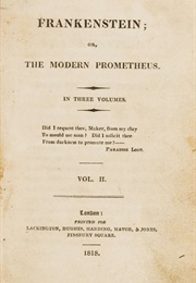 Frankenstein, or the Modern Prometheus (Mary Shelley)