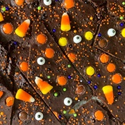 Halloween Brownie Brittle