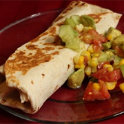 Avocado Salad Burrito