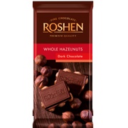 Roshen Whole Hazelnuts Dark Chocolate