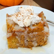 Rum Raisin Pumpkin Bread Pudding