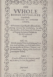 The Bay Psalm Book (Printed by Stephen Day (1640))