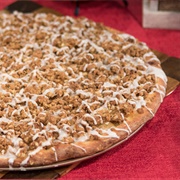 Apple Streusel Pizza