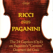 Paganini 24 Caprices (Ricci/1742 Del Gesù)