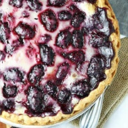 Blackberry Sour Cream Pie