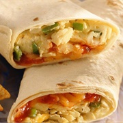 Egg and Leek Wrap