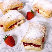 Strawberry Cheesecake Puffs