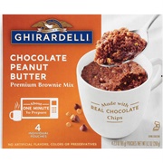 Ghirardelli Chocolate Peanut Butter Brownie Mug Mix