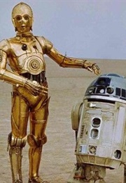 R2-D2 &amp; C-3PO, &#39;Star Wars&#39; (1977)