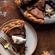 Molten Chocolate Crackle Pie