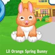 Lil Orange Spring Bunny