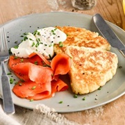 Potato Scones With Smoked Salmon &amp; Soured Cream