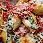 Stuffed Shells With Spinach