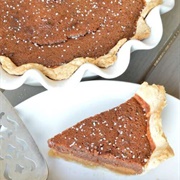 Chocolate Salted Honey Pie