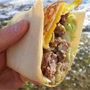 Egg and Lamb Wrap