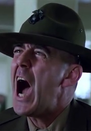 R. Lee Ermey as Gunner Sergeant Hartman in &#39;Full Metal Jacket&#39; (1987)